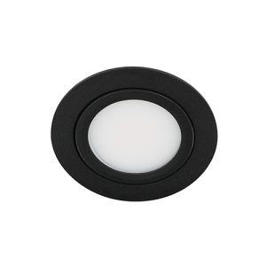 Bella Ondiepe LED spot kantelbaar 5Watt rond ZWART IP65 dimbaar – interne driver
