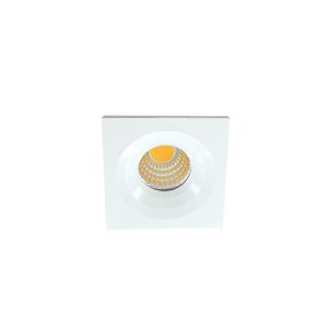Eris LED mini spot 3Watt vierkant WIT dimbaar