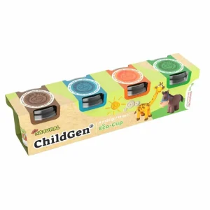 ChildGen Speelklei Dieren 4 stuks