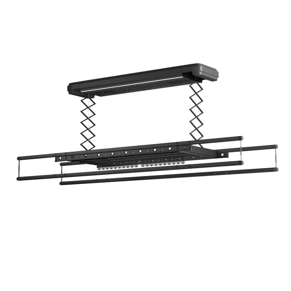 Wasophoogte Plafonddroogrek TopDry Classic – Zwart