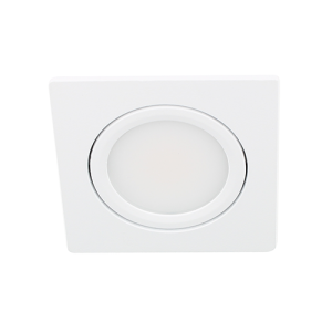 Bella Ondiepe LED spot kantelbaar 5Watt vierkant WIT IP65 dimbaar