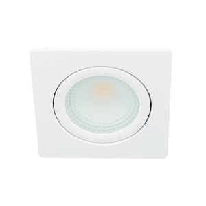 Bella Ondiepe LED spot kantelbaar 5Watt vierkant WIT dimbaar