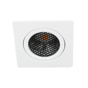 Bella Ondiepe LED spot kantelbaar 5Watt vierkant WIT dimbaar