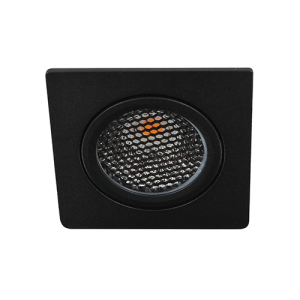 Bella Ondiepe LED spot kantelbaar 5Watt vierkant ZWART dimbaar