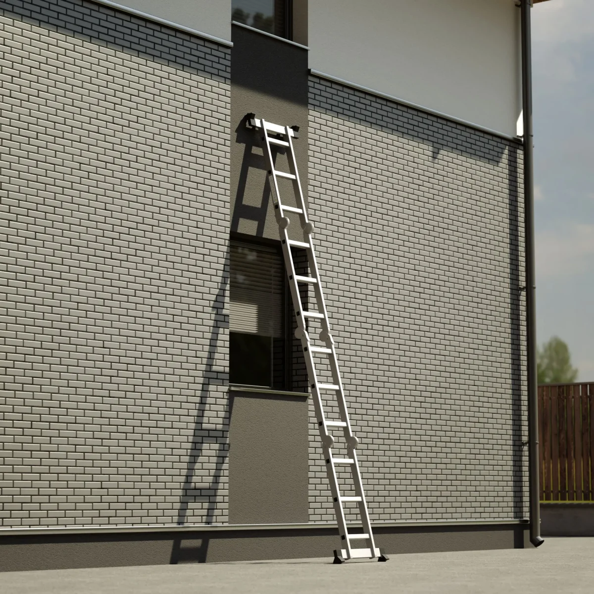 RMBO® Multifunctionele Vouwladder 4×3 - Afbeelding 6