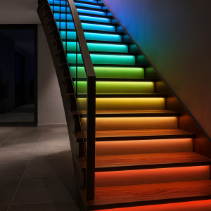Luxe LED Trapverlichting set met bewegingssensor – RGBW – multi color – voor max. 16 treden
