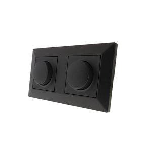 Nero dubbele LED dimmer combinatie compleet (met wissel schakeling mogelijkheid)