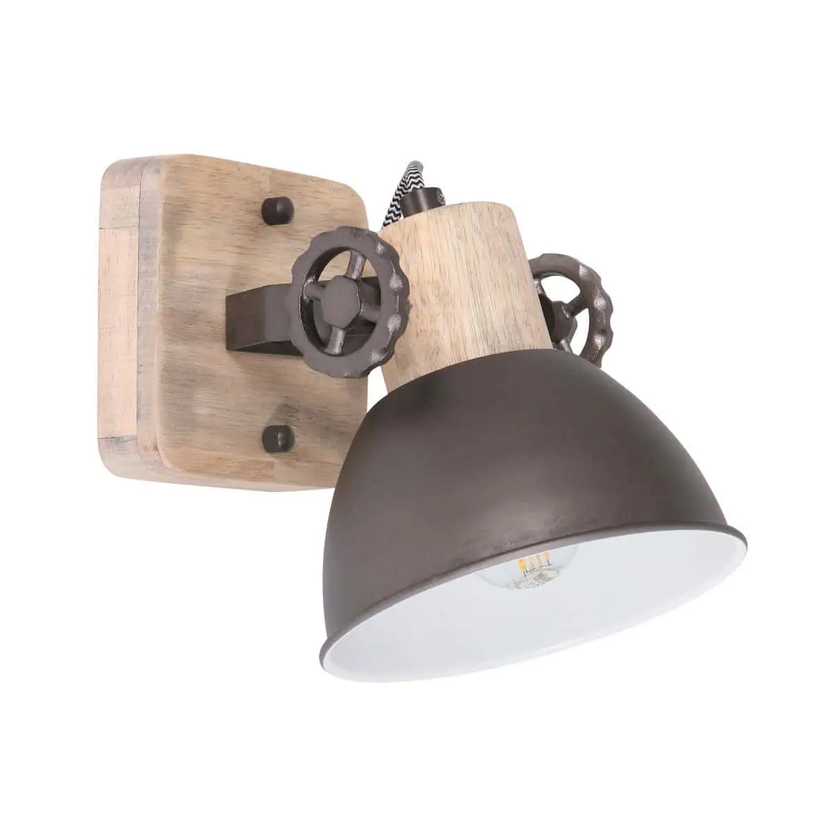 Plafondlamp Gearwood 7968A Antraciet E27 - Afbeelding 3