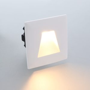 LED Trapverlichting 3W CCT switch – vierkant – wit – IP65