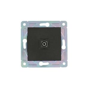 TV coax aansluiting Nero Deluxe Glas zwart