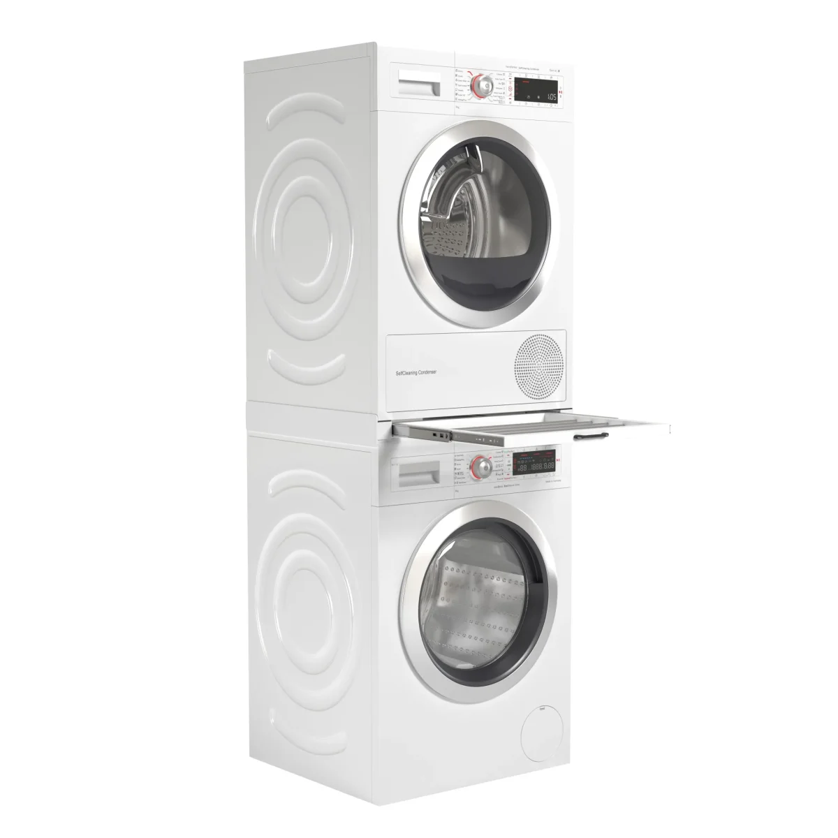 Tussenstuk wasmachine & droger XL Wit – Universeel - Afbeelding 8