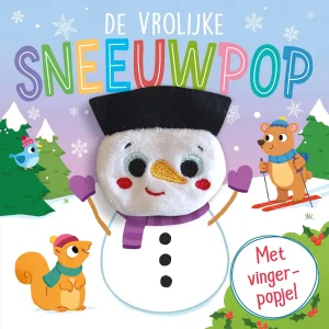 Vrolijke Sneeuwpop vingerpopboek
