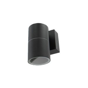 Wandlamp LED 1x3Watt ZWART 230Volt IP65 dimbaar