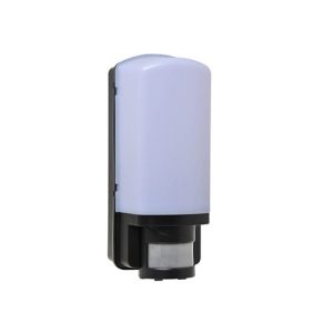Wandlamp ZWART 230Volt IP44 bewegingssensor