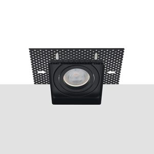 Philips LED trimless stucframe spot kantelbaar GU10 4-50Watt vierkant ZWART dimbaar