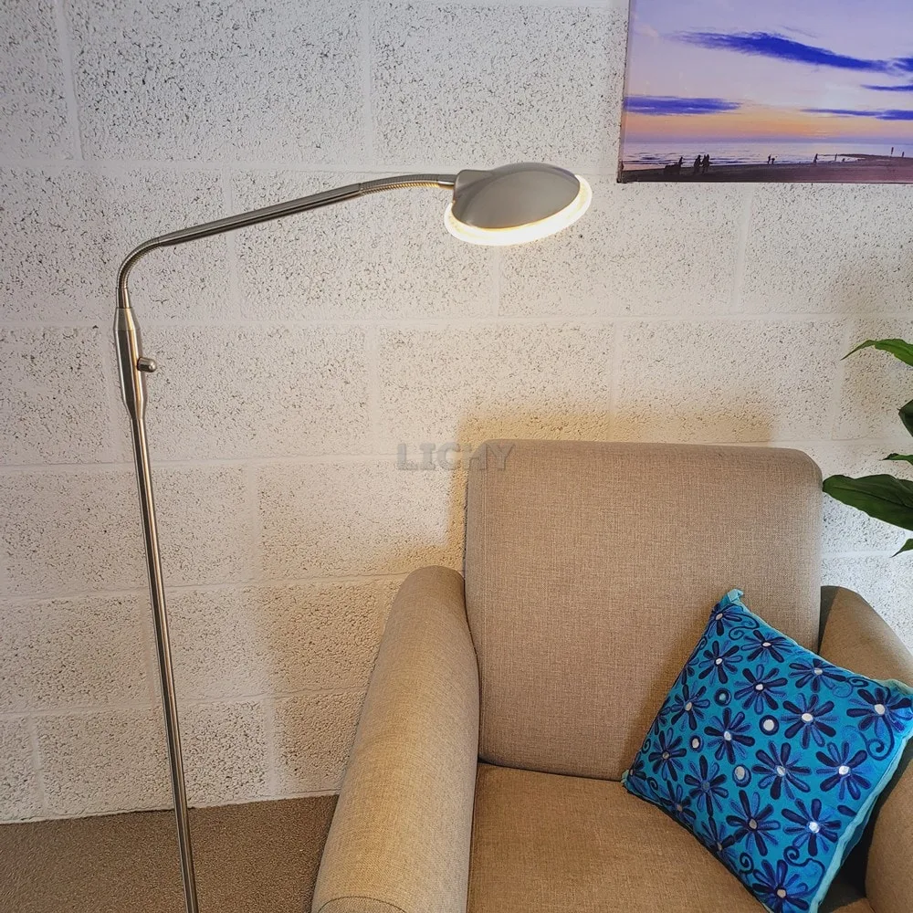Leeslamp Astra Sapporo staal LED dimmer 233001 - Afbeelding 4