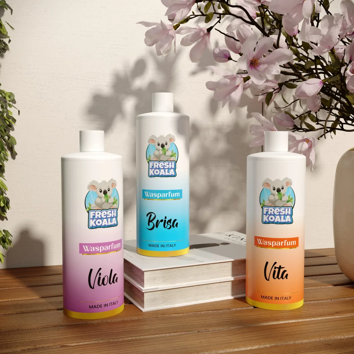 FreshKoala Luxe Wasparfum – Proefpakket 3 x 100ml – Brisa, Vita, Viola - Afbeelding 3